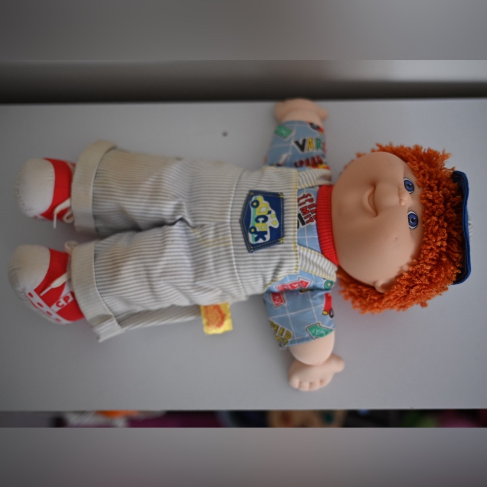 Vintage Cabbage Patch Kid 1990 First Edition Ruff’ N’ Tuff Red Head Hasbro CPK - Picture 15 of 16